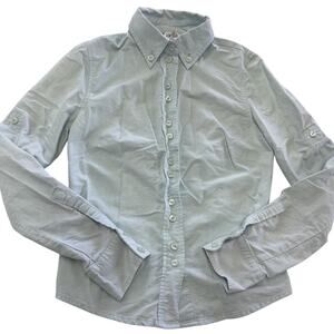 Luella For Target Shirt Womens XS Button Down‎ Long Sleeve Fitted Casual Top